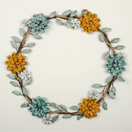 Flowers and Rope Wreath