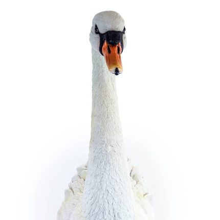 Large White Swan Wall Head