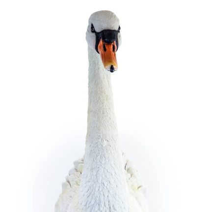 Large White Swan Wall Head