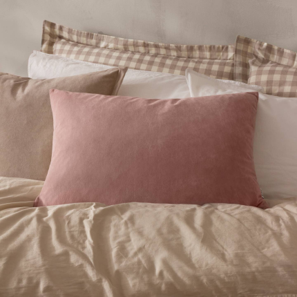 Darland Velvet Cushion Dusty Rose